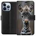 Pikkukuva 1 / 4: Apple iPhone 13 Pro Lompakkokotelo Giraffi Eläinaihe Afrikka Luonto Graafinen Kuva Savanni Villieläimet Suosittu Seinätaide Eksoottinen Teema