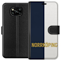 Miniatyrbillede 1 af 3: Xiaomi Poco X3 NFC Tegnebogsetui Norrköping – fodbold