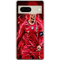 Miniatyrbild 1 av 3: Google Pixel 7 Genomskinligt Skal Ronaldo Skills – CR7 Design för Äkta Supporters