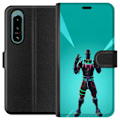 Miniatyrbillede 1 af 3: Sony Xperia 5 IV Tegnebogsetui sort ridder fortnite