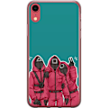 Miniatyrbillede 1 af 2: Apple iPhone XR Gennemsigtig cover Squid Game Karakterer Grafisk Design Seriefigurer Populær TV Motiv Asiatisk Stil Spændende Trend