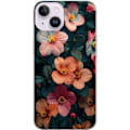 Miniatyrbild 1 av 3: Apple iPhone 15 Genomskinligt Skal Blommor
