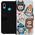 Pikkukuva 1 / 3: Huawei P smart 2019 Lompakkokotelo Labubu hahmokokoelma - Pop Mart Labubu The Monsters väriluulisessa muotoilussa