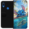Miniatyrbild 1 av 3: Huawei P Smart Z Plånboksfodral Stitch med sköldpadda – s