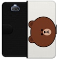 Miniatyrbilde 1 av 3: Sony Xperia 10 Plus Lommeboketui line friends brown