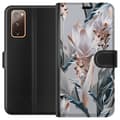Kompatibelt Lommeboketui til Samsung Galaxy S20 FE blomstre