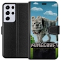 Pikkukuva 1 / 3: Samsung Galaxy S21 Ultra 5G Lompakkokotelo A Minecraft Movie