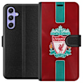 Miniatyrbillede 1 af 3: Samsung Galaxy A54 Tegnebogsetui Liverpool FC - Klassisk Fodboldstolthed i Rødt