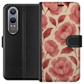 Miniatyrbillede 1 af 3: OnePlus Nord CE4 Lite Tegnebogsetui Roseblomst