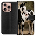 Miniatyrbillede 1 af 3: Apple iPhone 16 Pro Tegnebogsetui Smuk Hest - elegant illustration af hestemotiv