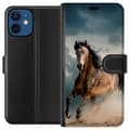 Yhteensopiva Lompakkokotelo Apple iPhone 12 Hevonen