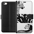 Miniatyrbillede 1 af 3: Apple iPhone 5 Tegnebogsetui Leopard Faces
