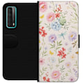 Miniatyrbilde 1 av 3: Huawei P smart 2021 Lommeboketui Blomster