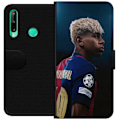 Pikkukuva 1 / 3: Huawei P40 lite E Lompakkokotelo Lamine Yamal - Barcelonan ihmelapsi fokuksessa