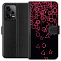 Miniatyrbillede 1 af 3: Xiaomi Redmi Note 12 Pro Tegnebogsetui Squid Game Ikoner Serie Design Populært TV Spil Ikoner Grafisk Motiv Asiatisk Trend Dramaserie