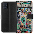 Miniatyrbilde 1 av 3: Samsung Galaxy A51 Lommeboketui Minecraft Kunsthåndverk