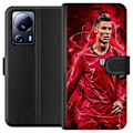 Miniatyrbillede 1 af 3: Xiaomi 13 Lite Tegnebogsetui Ronaldo Færdigheder - CR7 Design for Ægte Fans