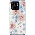 Pikkukuva 1 / 3: Xiaomi Redmi 10C Läpinäkyvä kuori Romanttiset kukat