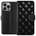 Miniatyrbillede 1 af 3: Apple iPhone 16 Pro Max Tegnebogsetui Læder Sort
