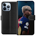 Miniatyrbillede 1 af 4: Apple iPhone 13 Pro Tegnebogsetui Lamine Yamal - Barcelonas Wu