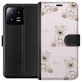 Pikkukuva 1 / 3: Xiaomi 13 Lompakkokotelo Teddy Dior Vibes - ylellinen nalle muotityyliin