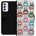 Miniatyrbillede 1 af 3: Samsung Galaxy A82 5G Tegnebogsetui Labubu Macaron Monster - Nuttet Samlefigur med Stil