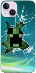 Kompatibelt Mobilskal till Apple iPhone 14 Minecraft