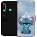 Miniatyrbillede 1 af 3: Huawei P40 lite E Tegnebogsetui Stitch Hoppende Glæde - Sjovt Design til Gave