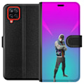 Miniatyrbillede 1 af 3: Samsung Galaxy A12 Tegnebogsetui sort ridder fortnite