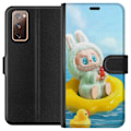 Miniatyrbillede 1 af 3: Samsung Galaxy S20 FE Tegnebogsetui Labubu Stripe Attack - Str