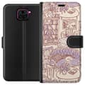 Kompatibelt Lommeboketui til Xiaomi Redmi Note 9 Beige lesekrok beige