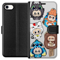 Pikkukuva 1 / 3: Apple iPhone 6 Lompakkokotelo Labubu hahmokokoelma - Pop Mart Labubu The Monsters väriluulisessa muotoilussa