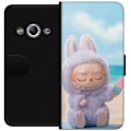 Miniatyrbillede 1 af 3: Samsung Galaxy Xcover 3 Tegnebogsetui Labubu Lyserød Stemning