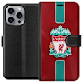 Miniatyrbillede 1 af 3: Apple iPhone 16 Pro Max Tegnebogsetui Liverpool FC - Klassisk Fodboldstolthed i Rødt