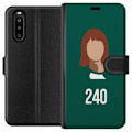 Miniatyrbillede 1 af 3: Sony Xperia 10 II Tegnebogsetui Squid Game