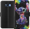 Kompatibel Tegnebogsetui til Samsung Galaxy S8 Lilo og Stitch