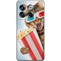 Miniatyrbild 1 av 3: OnePlus 10T Genomskinligt Skal 3D Katt