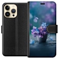 Miniatyrbillede 1 af 3: Apple iPhone 14 Pro Max Tegnebogsetui Blomster Sød
