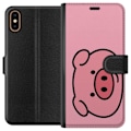 Miniatyrbillede 1 af 3: Apple iPhone XS Tegnebogsetui Kawaii Piggy