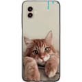 Pikkukuva 1 / 3: Samsung Galaxy Xcover6 Pro Läpinäkyvä kuori Kissa