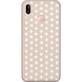 Kompatibelt Mobildeksel til Huawei P20 lite Beige vaniljeprikker beige