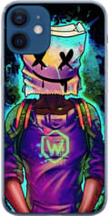Kompatibelt Mobilskal till Apple iPhone 12 Fortnite Marshmello