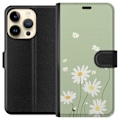 Miniatyrbilde 1 av 3: Apple iPhone 14 Pro Lommeboketui Prestekrager - blomstrete mø