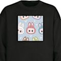 Miniatyrbilde 1 av 3: Sweatshirt for Barn | Myk og Klassisk Collegegenser Pastel Lab svart one size
