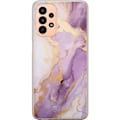 Miniatyrbillede 1 af 3: Samsung Galaxy A23 5G Gennemsigtig cover Marmor Lilla Guld