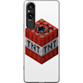 Miniatyrbillede 1 af 3: Sony Xperia 10 VI Gennemsigtig cover Minecraft TNT