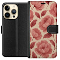 Miniatyrbillede 1 af 3: Apple iPhone 14 Pro Tegnebogsetui Roseblomst