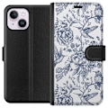 Miniatyrbillede 1 af 3: Apple iPhone 15 Plus Tegnebogsetui Blomster & Fugle - Romantis