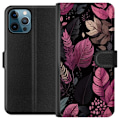 Miniatyrbillede 1 af 3: Apple iPhone 12 Pro Max Tegnebogsetui Blomster