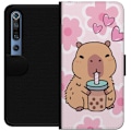 Pikkukuva 1 / 3: Xiaomi Mi 10 Pro 5G Lompakkokotelo Kawaii Capybara Sydän Anime-tyyli Söpö Suunnittelu Eläinaihe TikTok Suosittu Lahja Tyttö